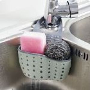 Home Shop מטבח  Kitchen Sink Shelf Soap Sponge Drain Rack Bathroom Hanging Storage Holder